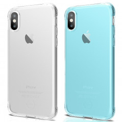 Coque souple ITSKINS NANO GEL DUO Apple iPhone X/XS Bleu-Clair