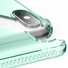 Coque souple ITSKINS NANO GEL Apple iPhone X/XS Vert (tiffany green)