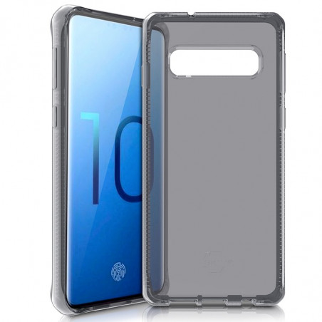 Coque souple ITSKINS Spectrum Clear Samsung Galaxy S10 Noir