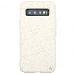Coque rigide Uunique Nutrisiti BIO Samsung Galaxy S10 Blanc (White Vanilla)