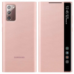 Etui folio Samsung Smart Clear view EF-ZN980C Samsung Galaxy Note 20/20 5G Rose (Mystic Bronze)