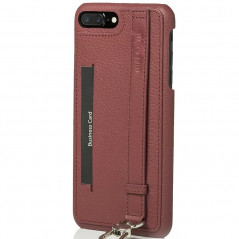 Coque cuir Mike Galeli JESSE Series Apple iPhone 7/8/6S/6 Plus Violet (Plum)