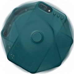 Coque rigide ITSKINS LUDICASE POP Apple iPhone 7/8/6S/6 Plus Vert (jungle blue green)