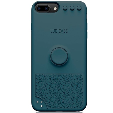 Coque rigide ITSKINS LUDICASE POP Apple iPhone 7/8/6S/6 Plus Vert (jungle blue green)