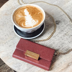 Etui iDeal of Sweden Kensington Clutch Series Apple iPhone 7/8/6S/6/SE 2020 Rouge (burgundy)