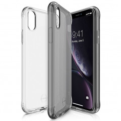 Itskins – iPhone XR Coque NANO GEL DUO Noir-Clair