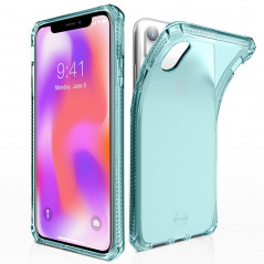 Coque souple ITSKINS Spectrum Clear Apple iPhone XR Bleu