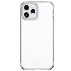 Coque rigide ITSKINS HYBRID GLASS Apple iPhone 12/12 PRO Argent (Silver)