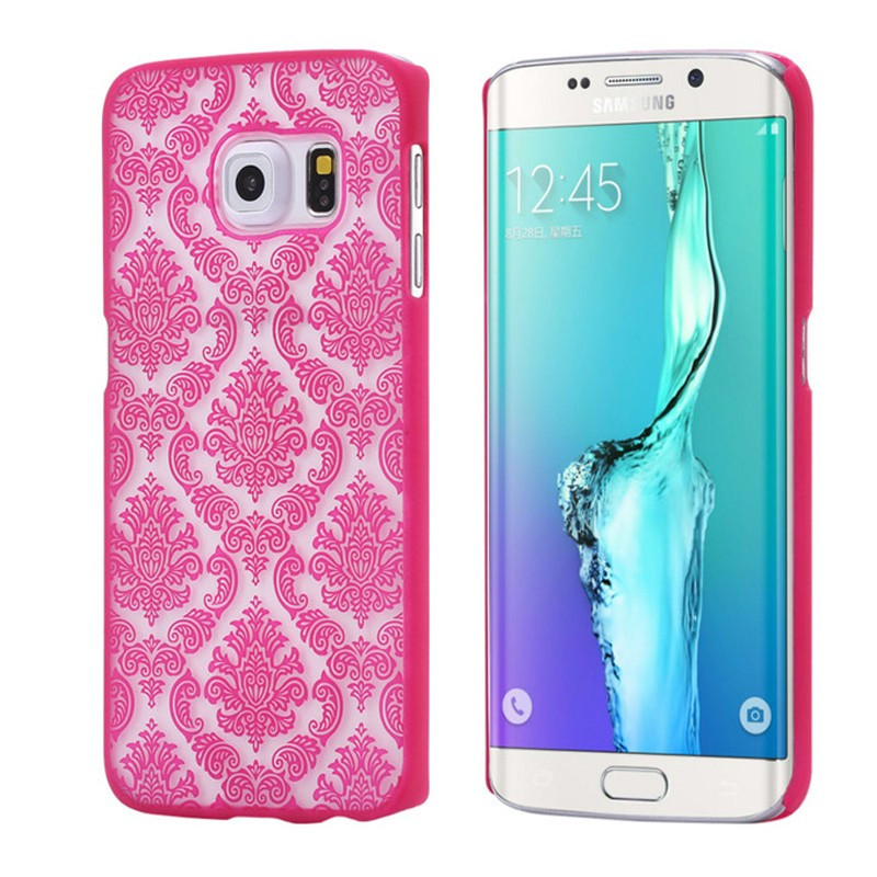 Coque rigide DAMASK FLORA Samsung Galaxy S6 Edge