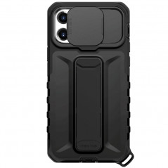 Coque antichoc ITSKINS SLIDELOCK STAND Apple iPhone 12/12 PRO Noir