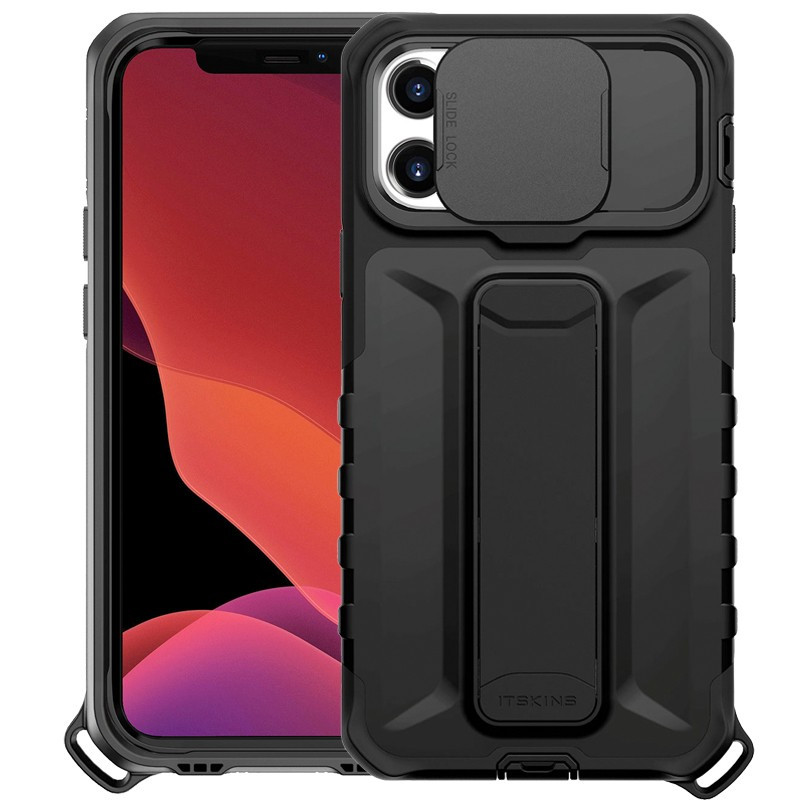 Itskins – iPhone 12 / iPhone 12 PRO Coque SLIDELOCK STAND