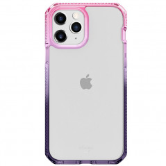 Coque rigide ITSKINS SUPREME PRISM Apple iPhone 12/12 PRO Rose (Pink-Grey)