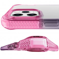 Coque rigide ITSKINS SUPREME PRISM Apple iPhone 12/12 PRO Rose (Pink-Grey)