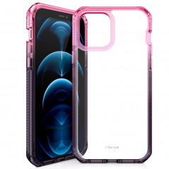 Coque rigide ITSKINS SUPREME PRISM Apple iPhone 12/12 PRO Rose (Pink-Grey)