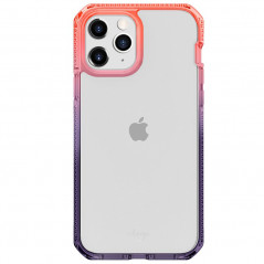 Coque rigide ITSKINS SUPREME PRISM Apple iPhone 12/12 PRO Orange (Coral-Noir)