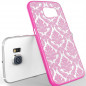 Coque rigide DAMASK FLORA Samsung Galaxy S6 Edge