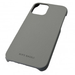 Coque cuir Mike Galeli LENNY Series Apple iPhone 12/12 PRO Gris