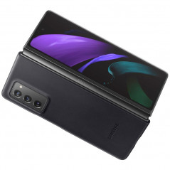 Coque cuir Samsung EF-VF916 Leather Samsung Galaxy Z Fold2 (5G) Noir