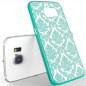 Coque rigide DAMASK FLORA Samsung Galaxy S6 Edge