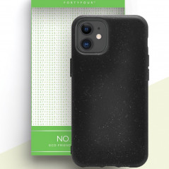 Coque rigide FORTYFOUR No.100 BIO Apple iPhone 12 Mini Noir