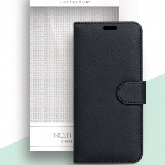 Etui folio FORTYFOUR No.11 Apple iPhone 12 Mini Noir