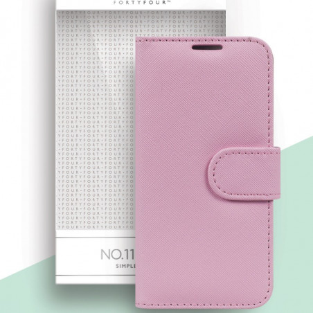 Etui folio FORTYFOUR No.11 Apple iPhone 12 Mini Rose