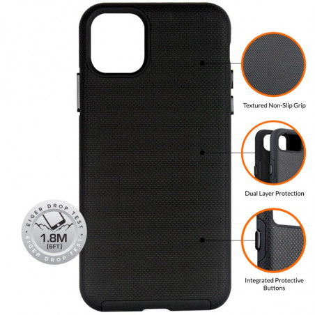 Eiger - iPhone 12 PRO MAX Coque NORTH Noir