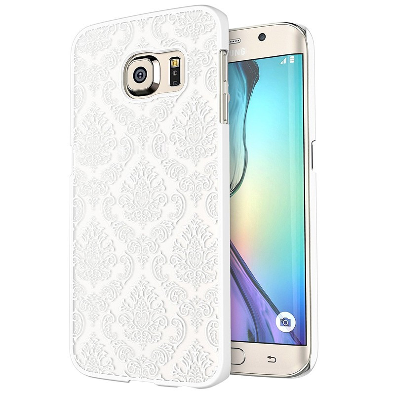 Coque rigide DAMASK FLORA Samsung Galaxy S6 Edge