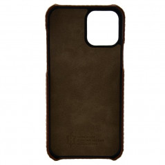 Coque cuir Mike Galeli GINO Series Apple iPhone 12 PRO MAX Marron (Almond)