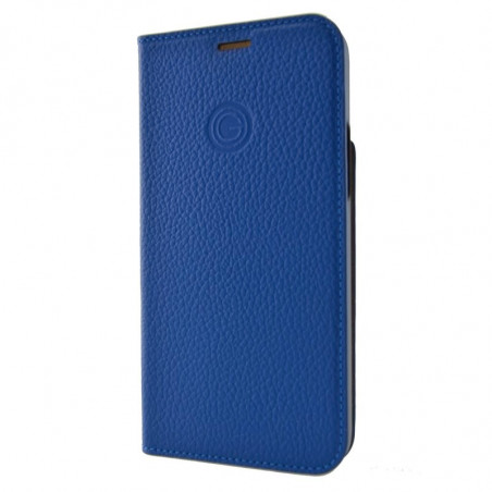 Etui cuir Mike Galeli MARC Series Apple iPhone 12 Mini Bleu