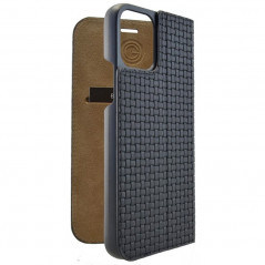 Etui cuir Mike Galeli ENZO Series Apple iPhone 12 Mini Noir