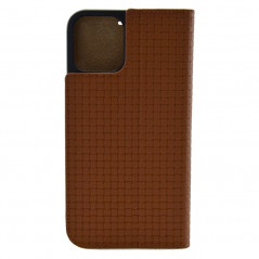 Etui cuir Mike Galeli ENZO Series Apple iPhone 12 Mini Marron (almond)