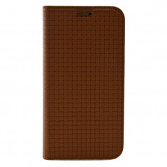 Etui cuir Mike Galeli ENZO Series Apple iPhone 12 Mini Marron (almond)