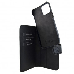 Mike Galeli – iPhone 12 Mini Etui cuir 2in1 JOSS Noir