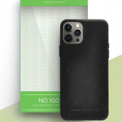 Coque rigide FORTYFOUR No.100 BIO Apple iPhone 12 PRO MAX Noir