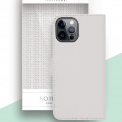 Etui folio FORTYFOUR No.11 Apple iPhone 12 PRO MAX Blanc