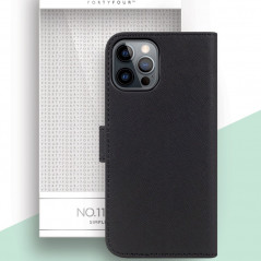 Etui folio FORTYFOUR No.11 Apple iPhone 12 PRO MAX Noir