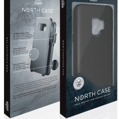 Eiger – Galaxy S9 Coque rigide NORTH Noir - Noir