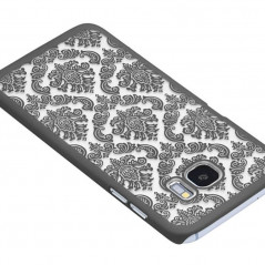 Coque rigide DAMASK FLORA Samsung Galaxy S7 Noir