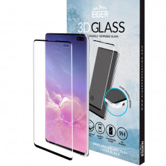 Eiger - Galaxy S10 Plus Protection écran 3D GLASS Case Friendly