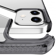 Coque rigide ITSKINS HYBRID CLEAR Apple iPhone 12 Mini Noir