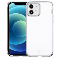 Coque rigide ITSKINS HYBRID GLASS Apple iPhone 12 Mini Argent