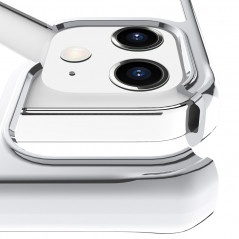 Coque rigide ITSKINS HYBRID GLASS Apple iPhone 12 Mini Argent