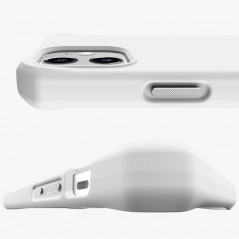 Coque rigide ITSKINS HYBRID SILK Apple iPhone 12 Mini Blanc