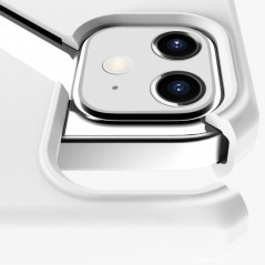 Coque rigide ITSKINS HYBRID SILK Apple iPhone 12 Mini Blanc