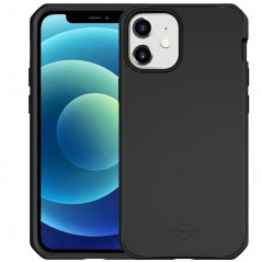 Coque rigide ITSKINS HYBRID SILK Apple iPhone 12 Mini Noir