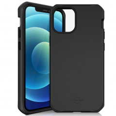 Coque rigide ITSKINS HYBRID SILK Apple iPhone 12 Mini Noir