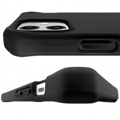 Coque rigide ITSKINS HYBRID SILK Apple iPhone 12 Mini Noir