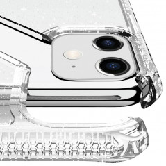 Coque rigide ITSKINS HYBRID SPARK Apple iPhone 12 Mini Clair (Transparente)
