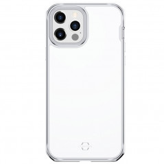 Coque rigide ITSKINS HYBRID GLASS Apple iPhone 12 PRO MAX Argent
